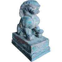 Lacquered wood pho dog-China early xx century