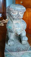 Lacquered wood pho dog-China early xx century