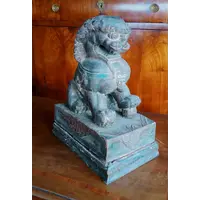 Lacquered wood pho dog-China early xx century