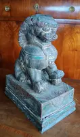 Lacquered wood pho dog-China early xx century