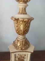 FINE GOLDEN LACQUERED WOOD CANDELIER 700 h.80 cm