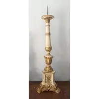 FINE GOLDEN LACQUERED WOOD CANDELIER 700 h.80 cm