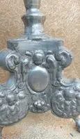 CHANDELIER ANTIQUE EN ÉTAIN BAROQUE LUIGI XIV ORIGINAL 18E SIÈCLE