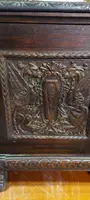 SMALL FINELY CARVED WOODEN CASE RENAISSANCE STYLE XIX CENTURY TUSCANY