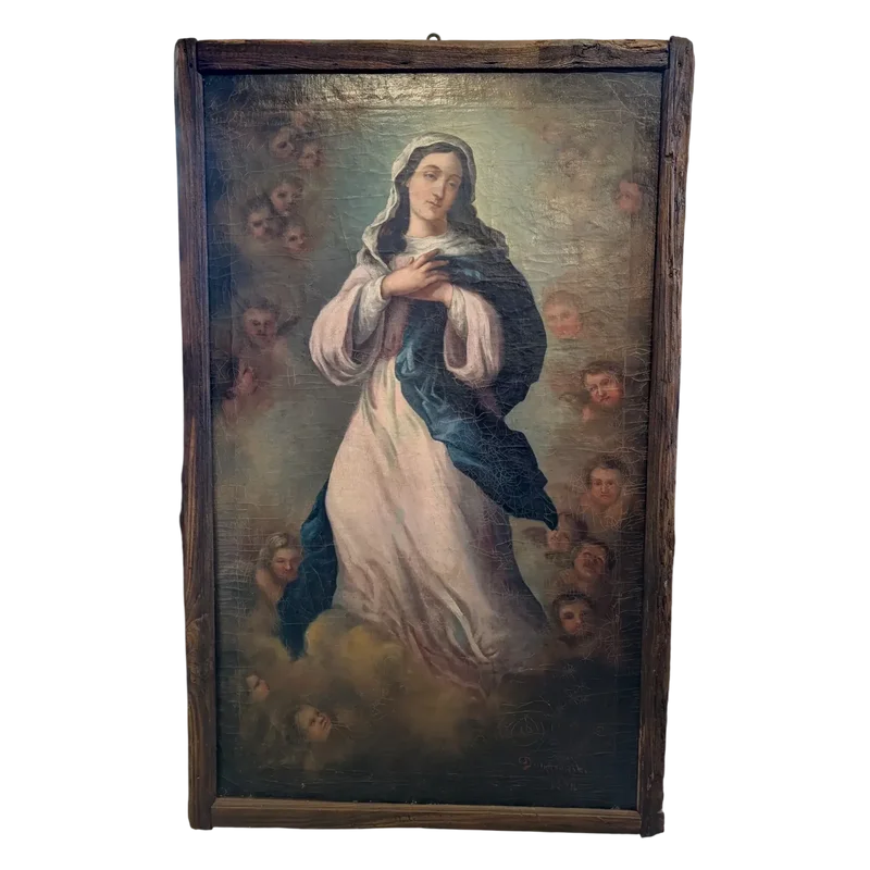 Immaculate Conception with angels