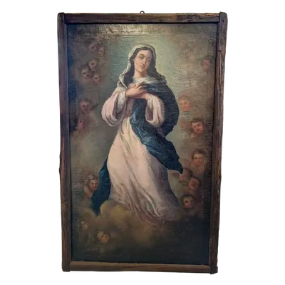 Immaculate Conception with angels