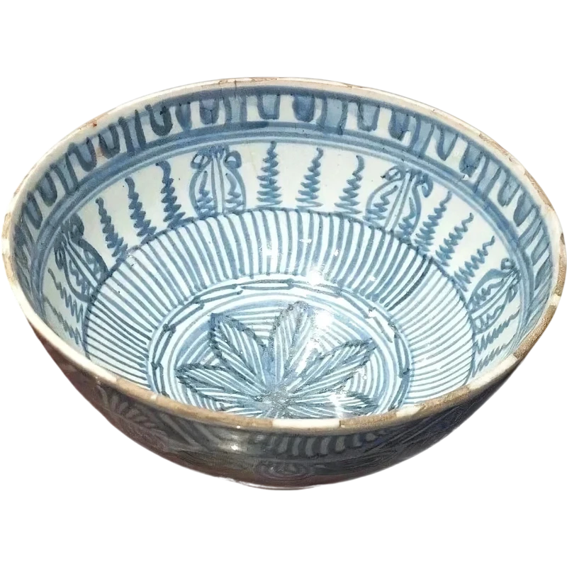 Ancienne coupe bleue de Chine 17ème siècle Dynastie MING