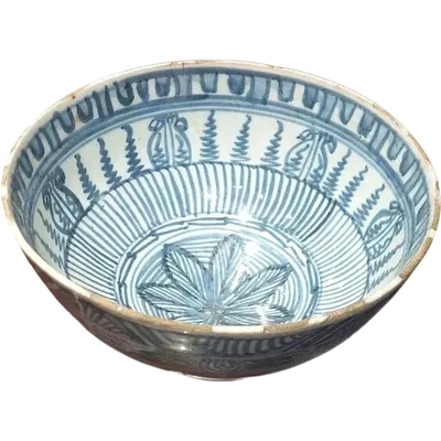 Antique China Blue Cup 17th CENTURY MING Dynasty
