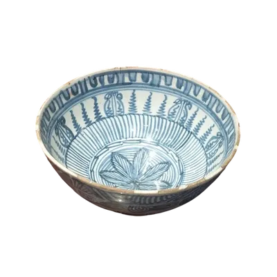 Ancienne coupe bleue de Chine 17ème siècle Dynastie MING