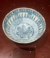 Ancienne coupe bleue de Chine 17ème siècle Dynastie MING