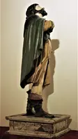 Scultura lignea policroma,San Rocco su basamento.