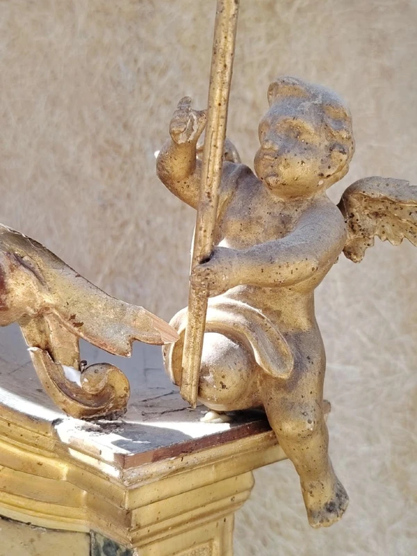 Antica teca vetrina Periodo Barocco toscana fine 600