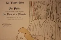 Henri de Toulouse-Lautrec 1864-1901 | La toletta per "Le Théâtre Libre" (1893) Il parrucchiere