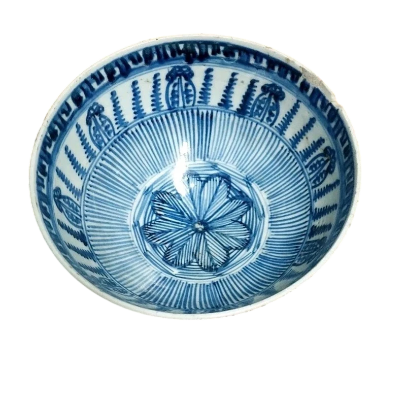 Ancienne coupe bleue de Chine 17ème siècle Dynastie MING