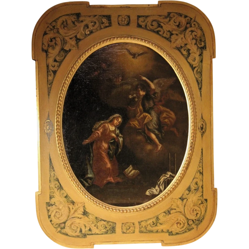 Annunciazione |  dipinto olio su tela,  XVIII sec