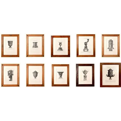 GIOVAN BATTISTA PIRANESI | Vases, candelabra, cippi, sarcophagi, tripods, oil lamps and ornaments ...