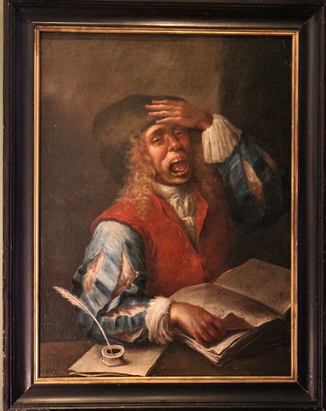Il Compositore | Allegoria della follia.  Scuola lombarda, inizi XVIII secolo