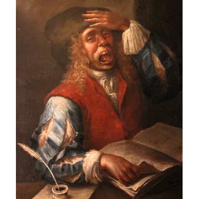 The Composer | Allegory of Madness.  Lombard school, early 18th century