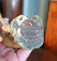 Petit angelot ancien en bois polychrome -Italie 18ème siècle