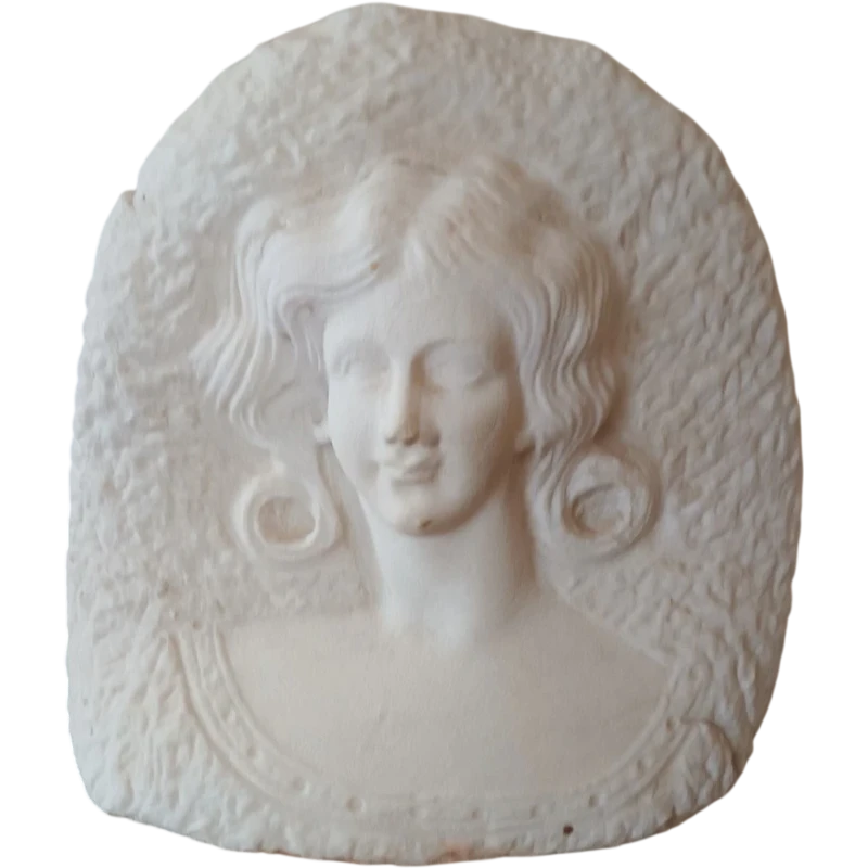 Sculpture ancienne en marbre début 20ème siècle Buste de femme