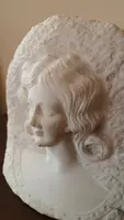 Sculpture ancienne en marbre début 20ème siècle Buste de femme