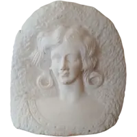 Sculpture ancienne en marbre début 20ème siècle Buste de femme
