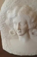 Sculpture ancienne en marbre début 20ème siècle Buste de femme