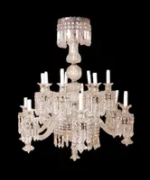 Grande lampadario di cristallo Francia anni '30/'40