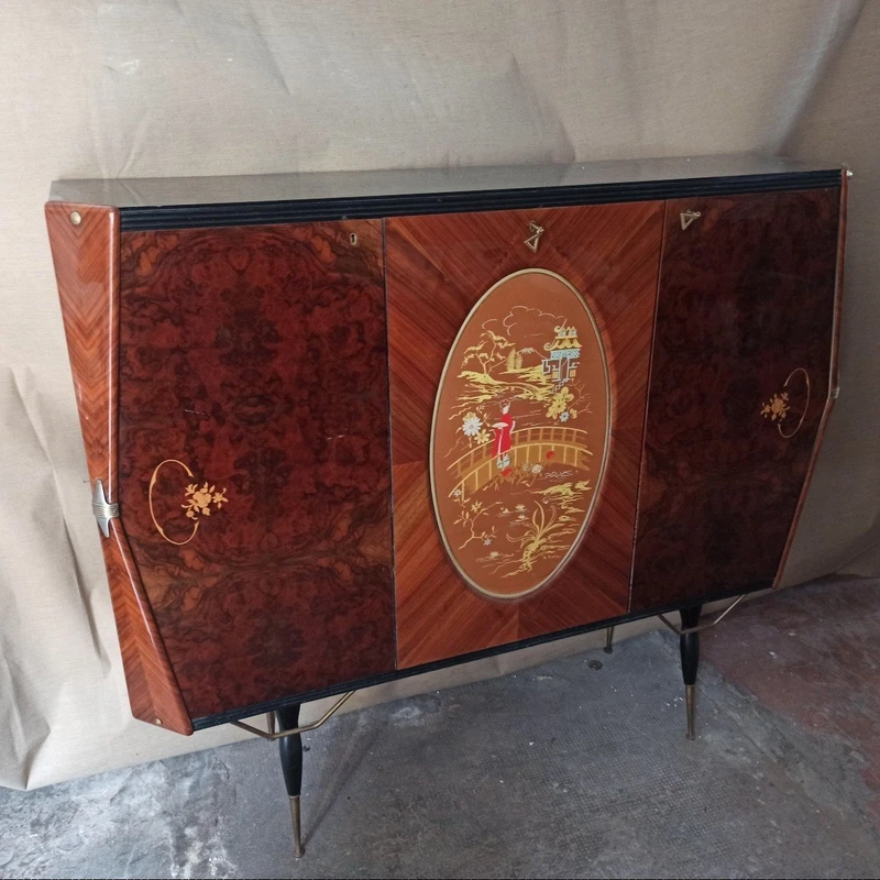 Mobile bar credenza anni 50 attribuito a paolo buffa