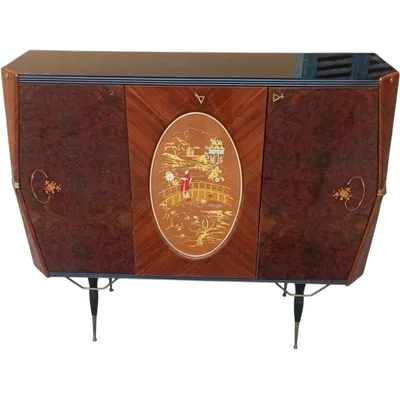 Mobile bar credenza anni 50 attribuito a paolo buffa