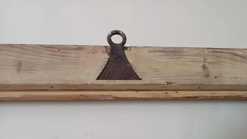 Grande cornice antica prima meta' XIX secolo legno dorato
