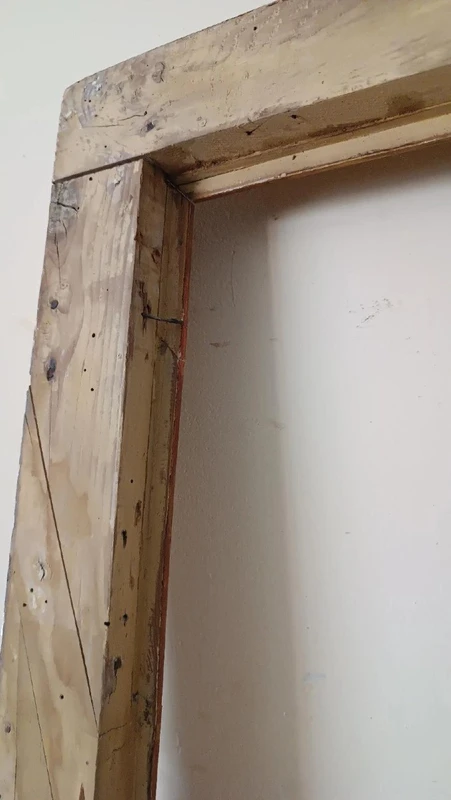Grande cornice antica prima meta' XIX secolo legno dorato