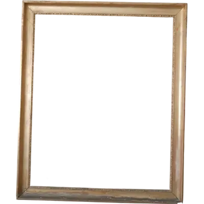 Grande cornice antica prima meta' XIX secolo legno dorato