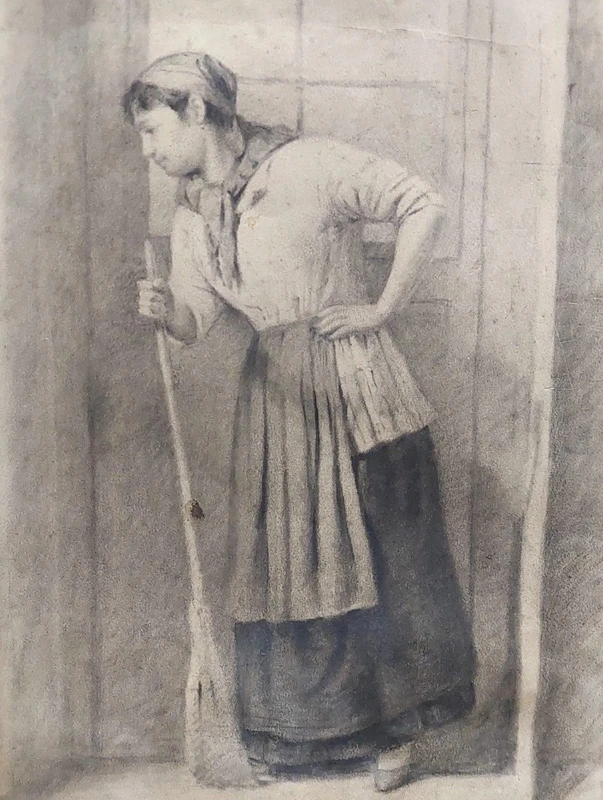 disegno antico Bifronte Osvaldo Bignami -Lodi,  1856 – Civate, 1936)