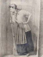 disegno antico Bifronte Osvaldo Bignami -Lodi,  1856 – Civate, 1936)
