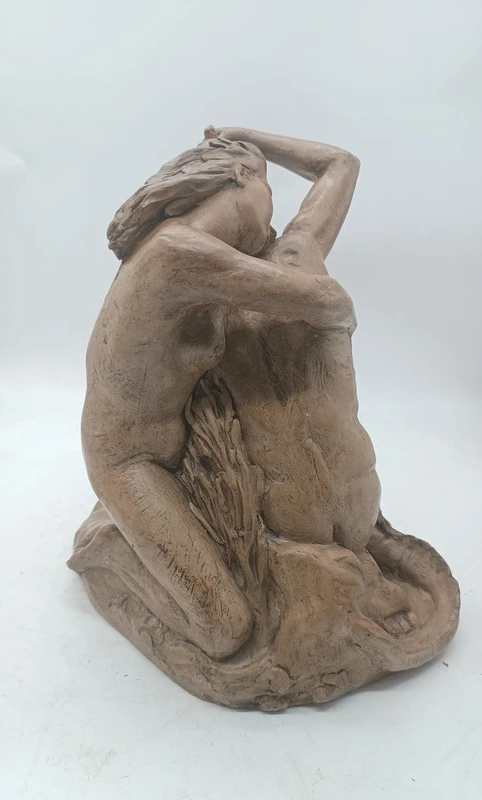 scultura terracotta prima meta' xx secolo scena mitologica