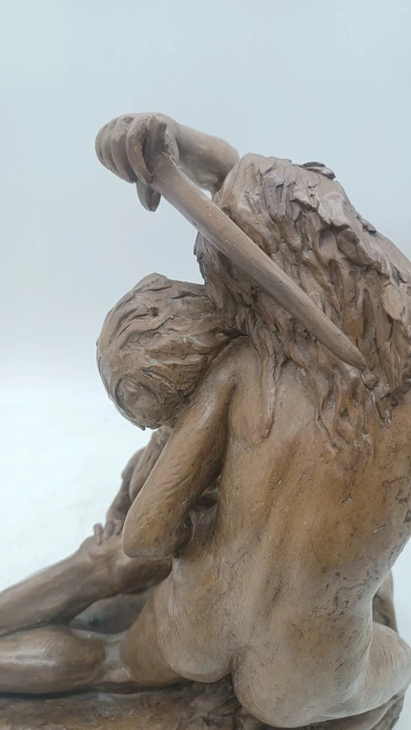 scultura terracotta prima meta' xx secolo scena mitologica