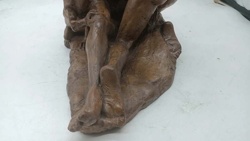 scultura terracotta prima meta' xx secolo scena mitologica