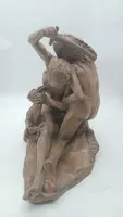 scultura terracotta prima meta' xx secolo scena mitologica