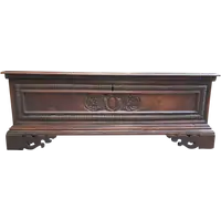 Lombard/venetian 17th century antique emblazoned chest