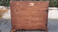 18th-century Ferrarese moveable flap cabinet panelled and filleted