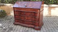 18th-century Ferrarese moveable flap cabinet panelled and filleted