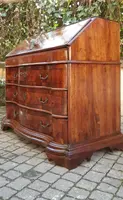 18th-century Ferrarese moveable flap cabinet panelled and filleted