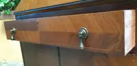 Antique Victorian mahogany threaded flap