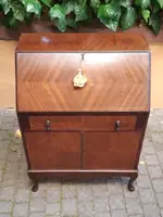 Antique Victorian mahogany threaded flap