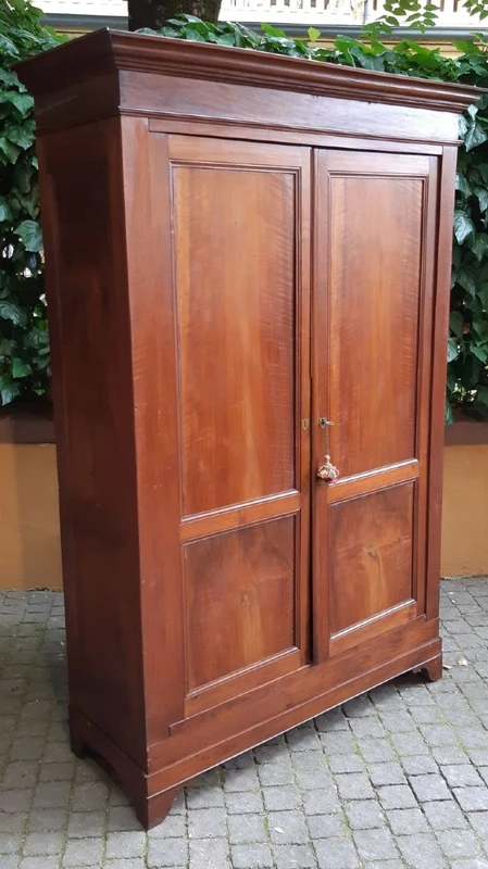 Pair of antique Venetian walnut sideboard cabinets
