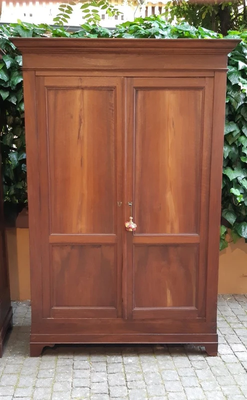 Pair of antique Venetian walnut sideboard cabinets