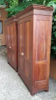 Pair of antique Venetian walnut sideboard cabinets