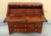   Antica Ribalta Toscana  periodo Luigi XVI ,  Lastronata in noce 