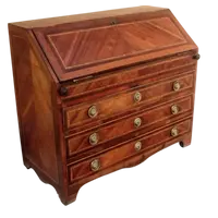   Antica Ribalta Toscana  periodo Luigi XVI ,  Lastronata in noce 